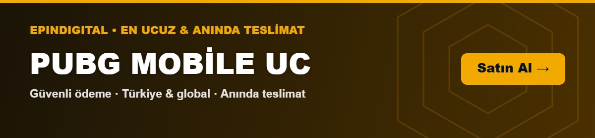 PUBG MOBİLE UC - Epindigital'de Satın Al